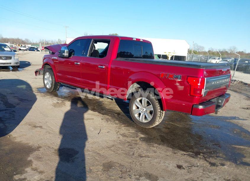 Photo 3 of 2018 Ford F-150 PLATINUM (VIN 1FTFW1EG4JFD22269)