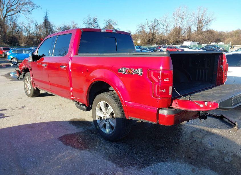 Photo 3 of 2018 Ford F-150 PLATINUM (VIN 1FTFW1EG8JFA59316)