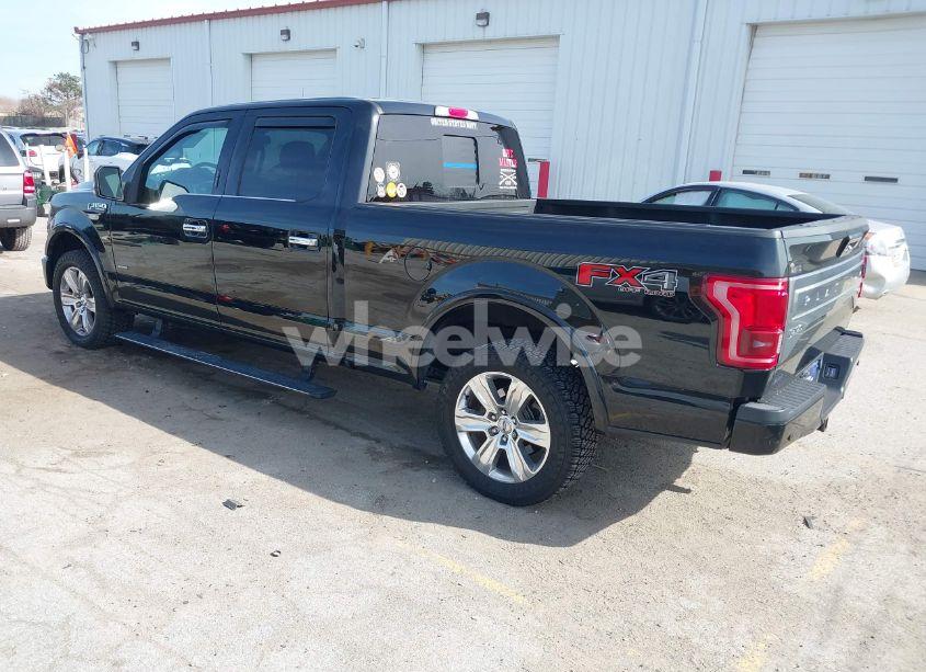 Photo 3 of 2016 Ford F-150 PLATINUM (VIN 1FTFW1EG9GFA98490)