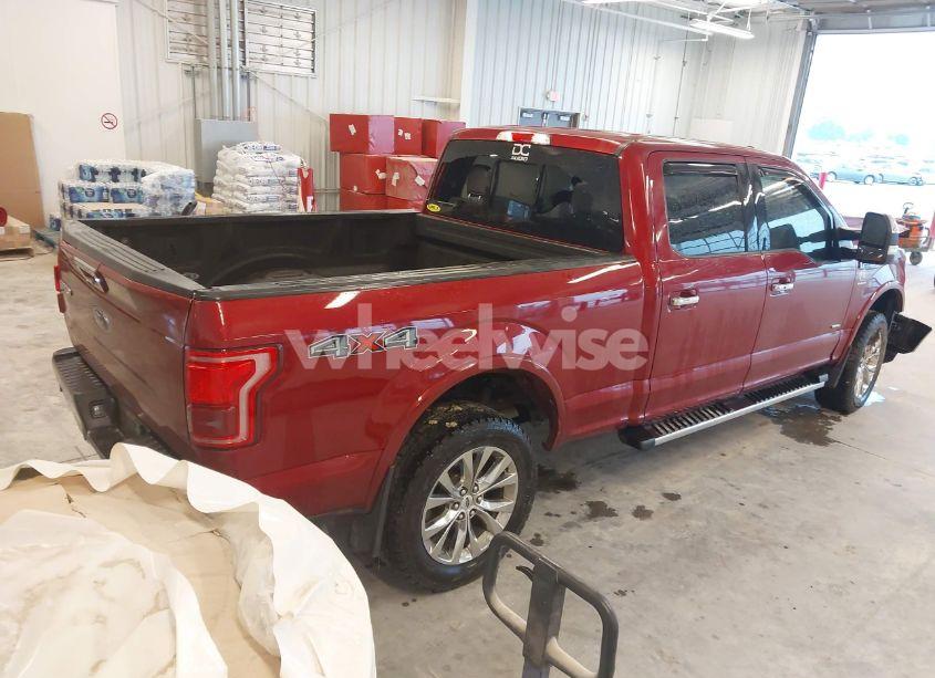 Photo 4 of 2016 Ford F-150 LARIAT (VIN 1FTFW1EGXGKD10644)