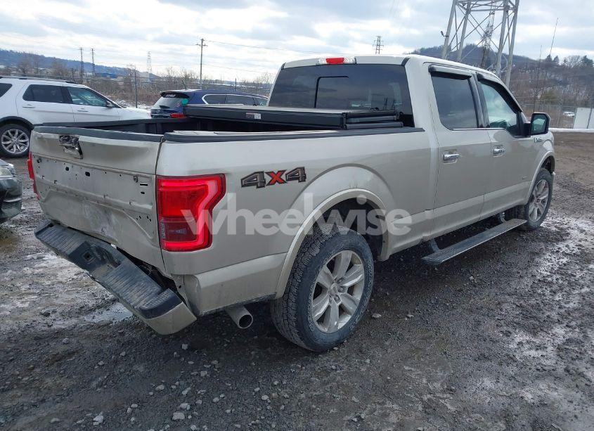 Photo 4 of 2017 Ford F-150 PLATINUM (VIN 1FTFW1EGXHFA72921)