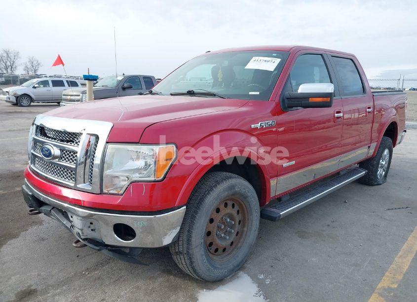 Photo 2 of 2012 Ford F-150 LARIAT (VIN 1FTFW1ET0CKD09493)