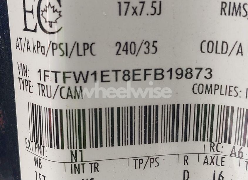 Photo 9 of 2014 Ford F-150 XLT (VIN 1FTFW1ET8EFB19873)