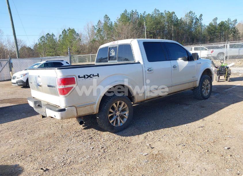 Photo 4 of 2012 Ford F-150 PLATINUM (VIN 1FTFW1ETXCFA70575)