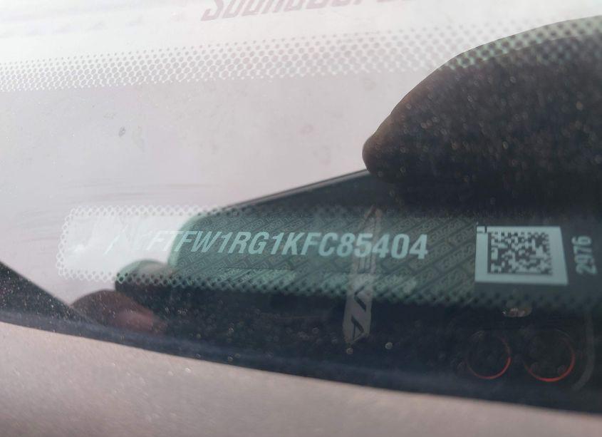 Photo 9 of 2019 Ford F-150 RAPTOR (VIN 1FTFW1RG1KFC85404)