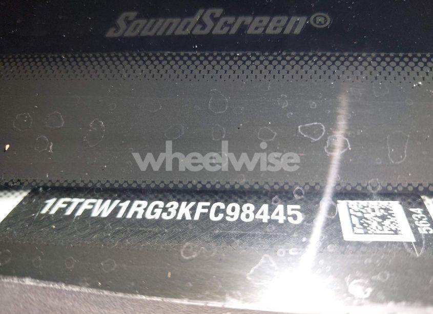 Photo 20 of 2019 Ford F-150 RAPTOR (VIN 1FTFW1RG3KFC98445)