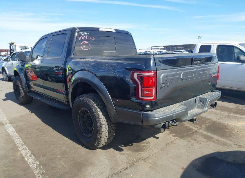 Photo 3 of 2017 Ford F-150 RAPTOR (VIN 1FTFW1RG7HFA53365)