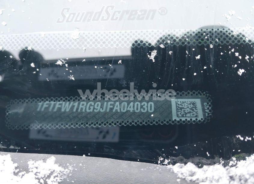 Photo 9 of 2018 Ford F-150 RAPTOR (VIN 1FTFW1RG9JFA04030)