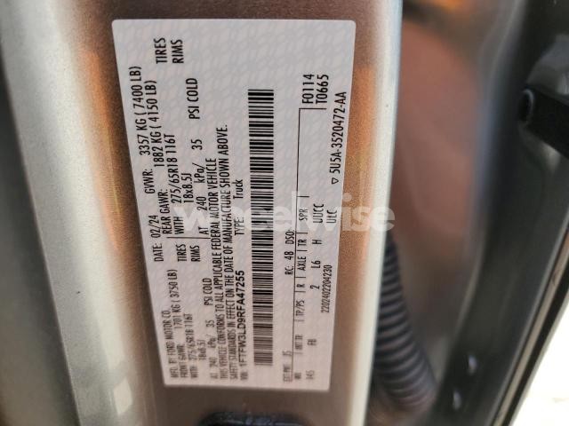 Photo 7 of 2024 FORD F150 XLT (VIN 1FTFW3LD9RFA47255)