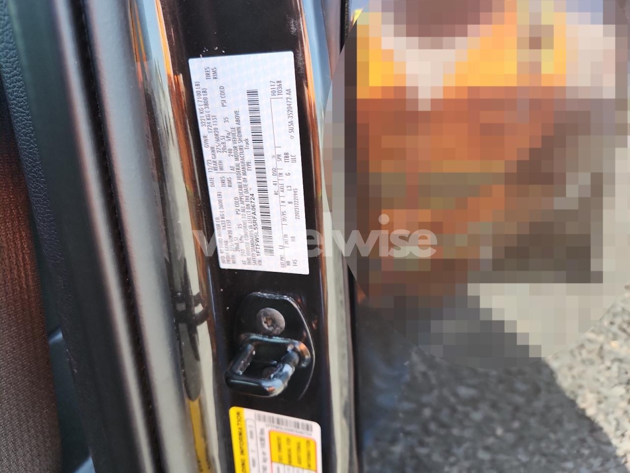 Photo 12 of 2024 FORD F150 LARIAT N/A (VIN 1FTFW5L55RFA06724)