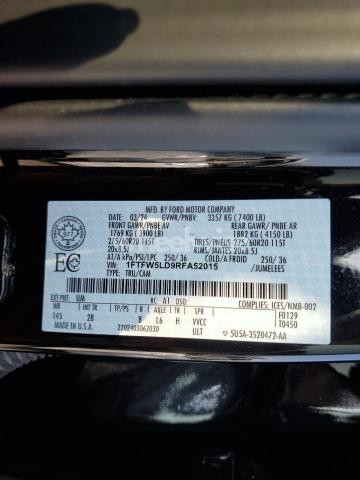 Photo 6 of 2024 FORD F150 LARIAT N/A (VIN 1FTFW5LD9RFA52015)
