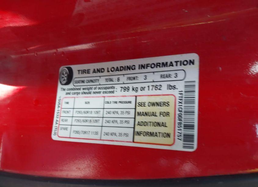 Photo 9 of 2013 Ford F-150 STX (VIN 1FTFX1CF0DFB51757)