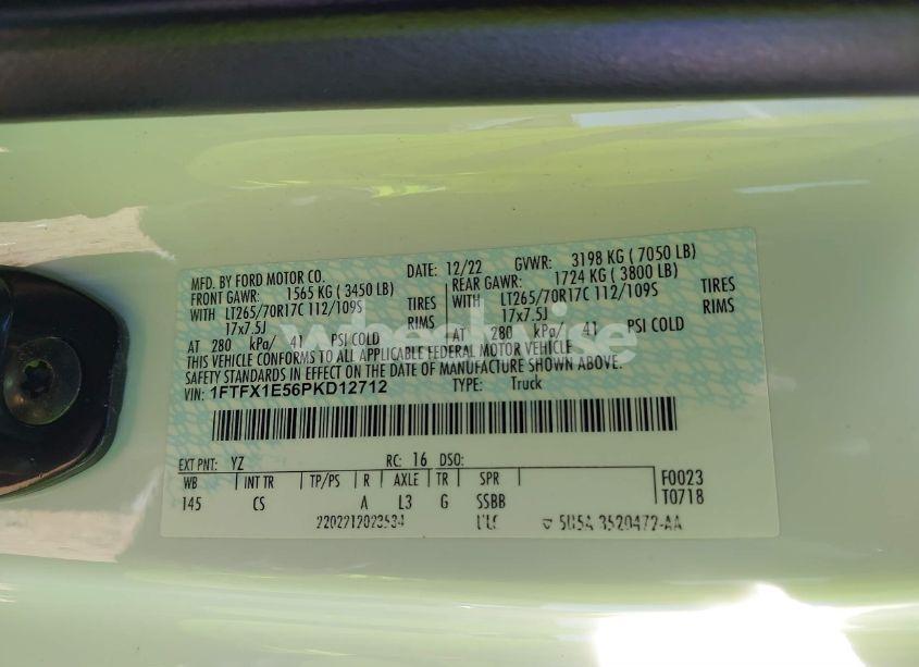 Photo 9 of 2023 Ford F-150 XL (VIN 1FTFX1E56PKD12712)