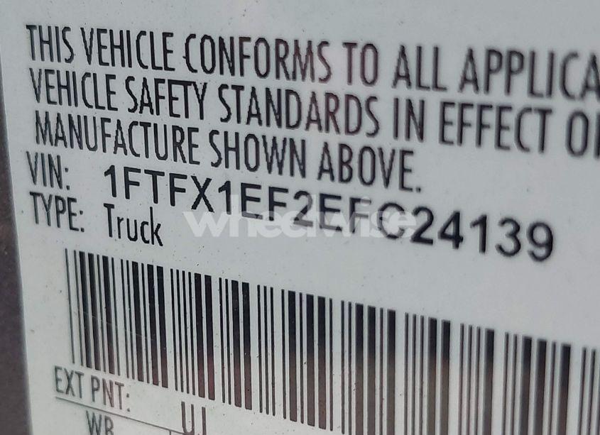 Photo 9 of 2014 Ford F-150 STX (VIN 1FTFX1EF2EFC24139)