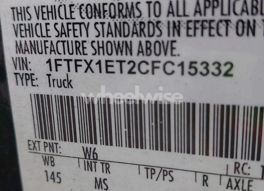 Photo 9 of 2012 Ford F-150 XLT (VIN 1FTFX1ET2CFC15332)