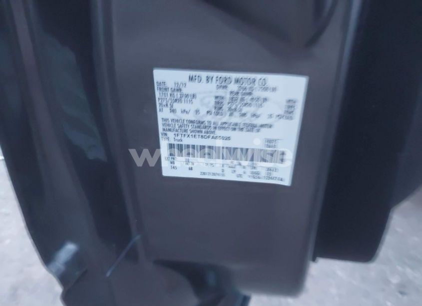 Photo 9 of 2013 Ford F-150 FX4 (VIN 1FTFX1ET8DFA85025)