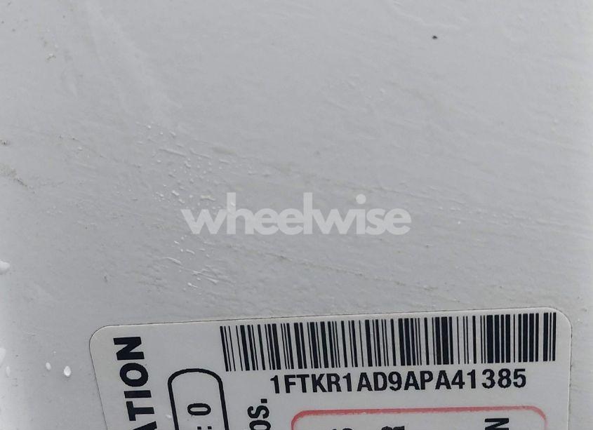 Photo 9 of 2010 Ford Ranger XL/XLT (VIN 1FTKR1AD9APA41385)