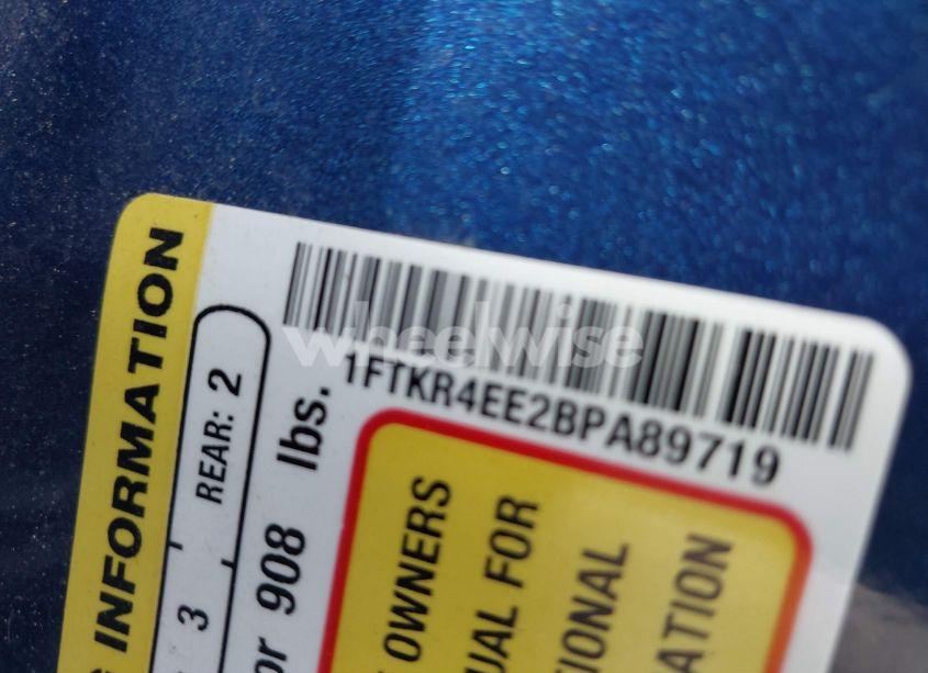 Photo 9 of 2011 Ford Ranger XLT (VIN 1FTKR4EE2BPA89719)