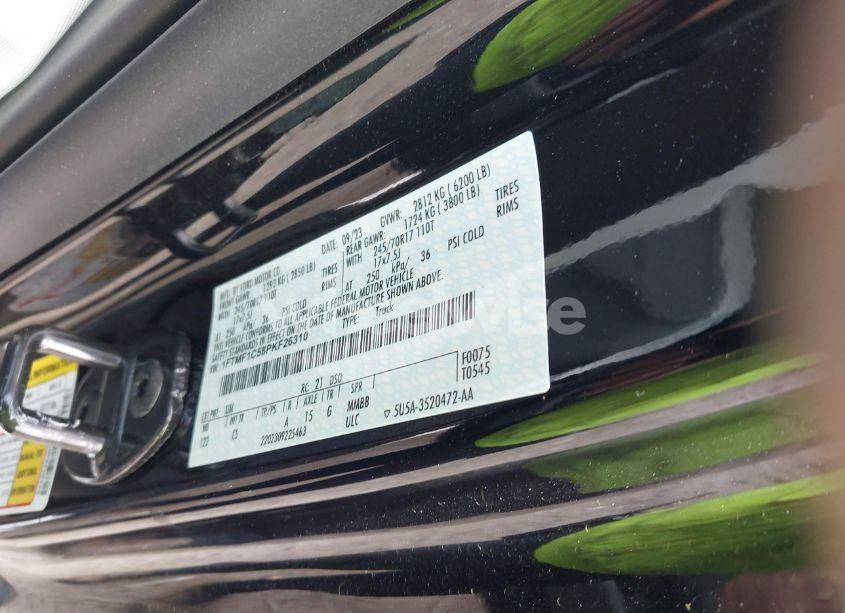 Photo 9 of 2023 Ford F-150 XL (VIN 1FTMF1C58PKF26310)