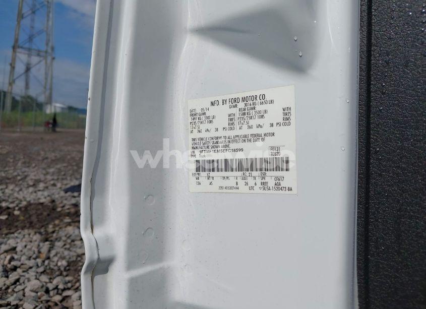 Photo 9 of 2014 Ford F-150 XL (VIN 1FTMF1EM5EFC18599)