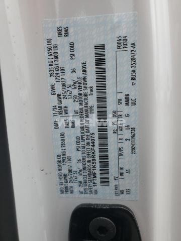 Photo 7 of 2024 FORD F150 XL N/A (VIN 1FTMF1K59RKF44075)