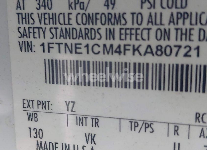 Photo 9 of 2015 Ford Transit-150 (VIN 1FTNE1CM4FKA80721)