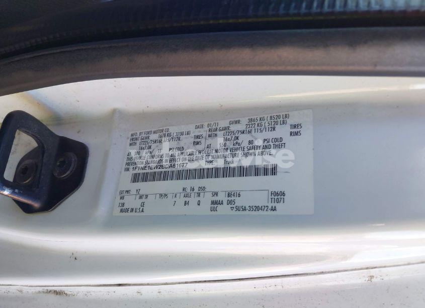 Photo 9 of 2011 Ford E-150 COMMERCIAL (VIN 1FTNE1EW2BDA61677)