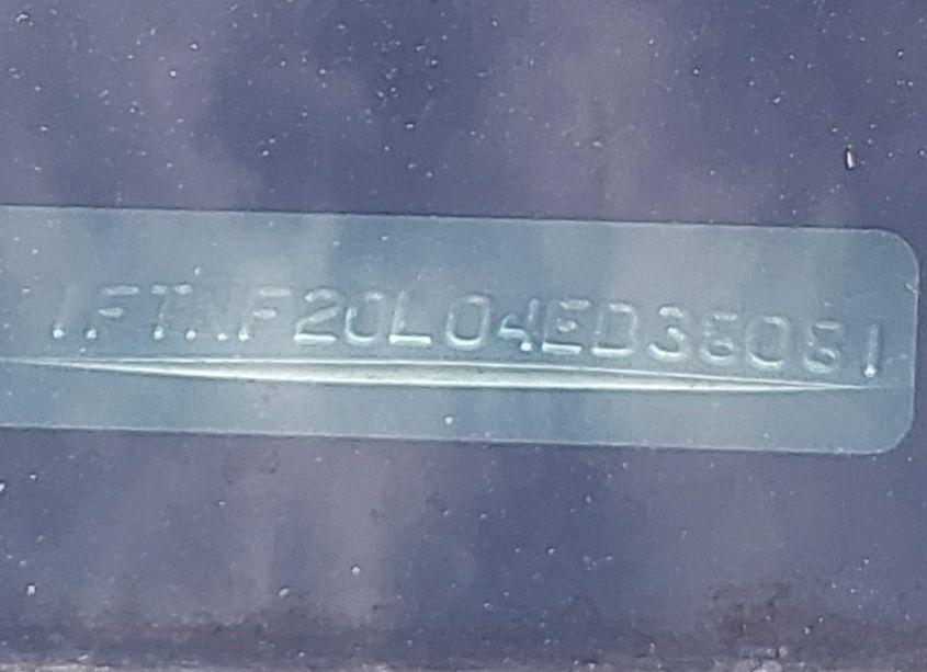 Photo 9 of 2004 Ford F-250 XL/XLT (VIN 1FTNF20L04ED38081)