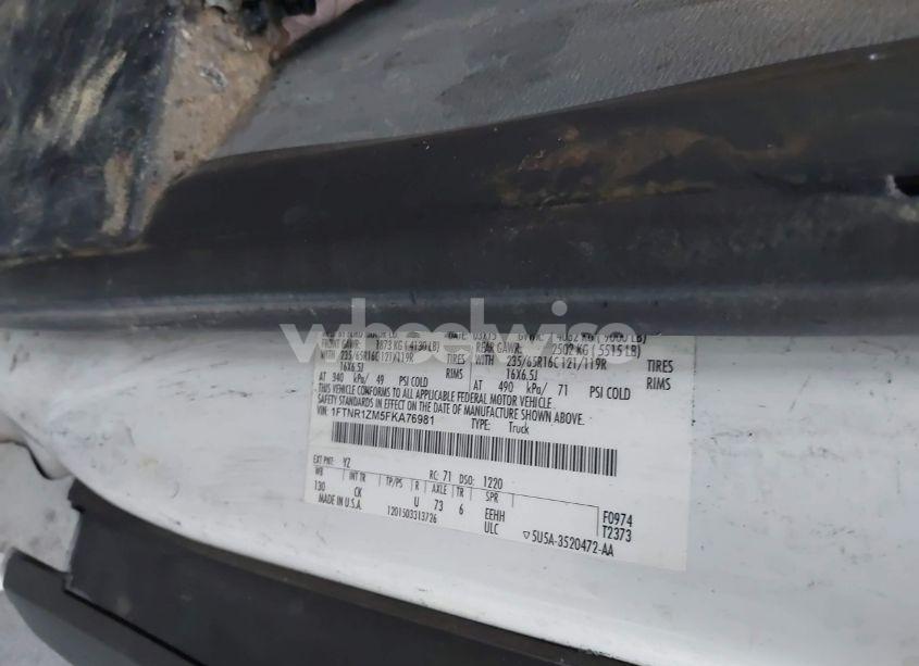 Photo 9 of 2015 Ford Transit-250 (VIN 1FTNR1ZM5FKA76981)