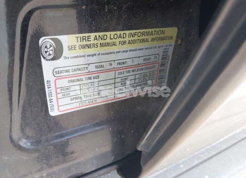 Photo 9 of 2005 Ford F-150 FX4/LARIAT/XLT (VIN 1FTPW14535KC36744)