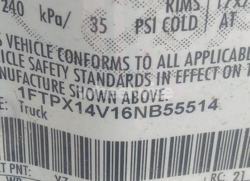 Photo 9 of 2006 Ford F-150 FX4/LARIAT/XL/XLT (VIN 1FTPX14V16NB55514)