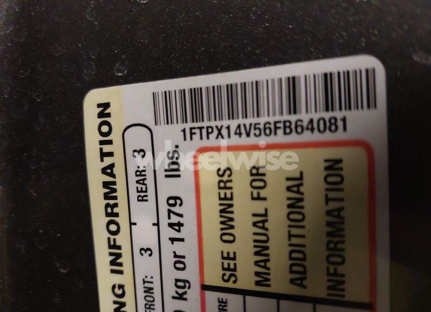 Photo 9 of 2006 Ford F-150 FX4/LARIAT/XL/XLT (VIN 1FTPX14V56FB64081)