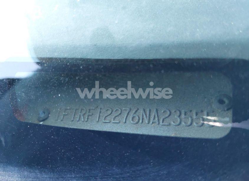 Photo 9 of 2006 Ford F-150 XL/STX/XLT (VIN 1FTRF12276NA23555)