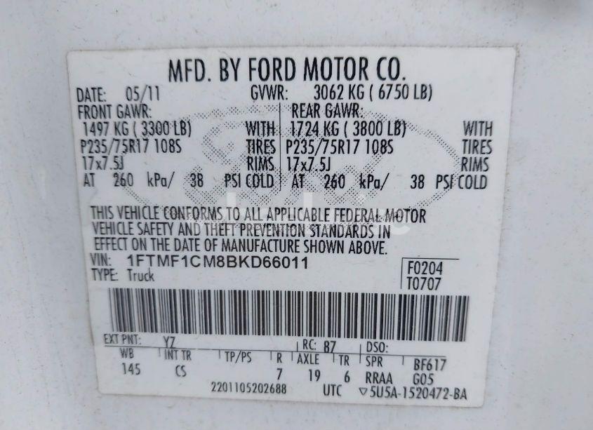 Photo 9 of 2009 Ford F-150 STX/XL/XLT (VIN 1FTRF12W49KB56959)