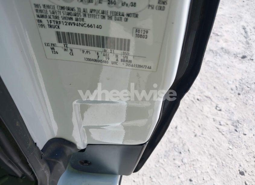 Photo 9 of 2004 Ford F-150 STX/XL/XLT (VIN 1FTRF12W94NC66140)