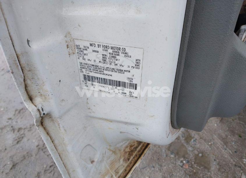 Photo 9 of 2006 Ford F-150 STX/XL/XLT (VIN 1FTRF14WX6NB36206)