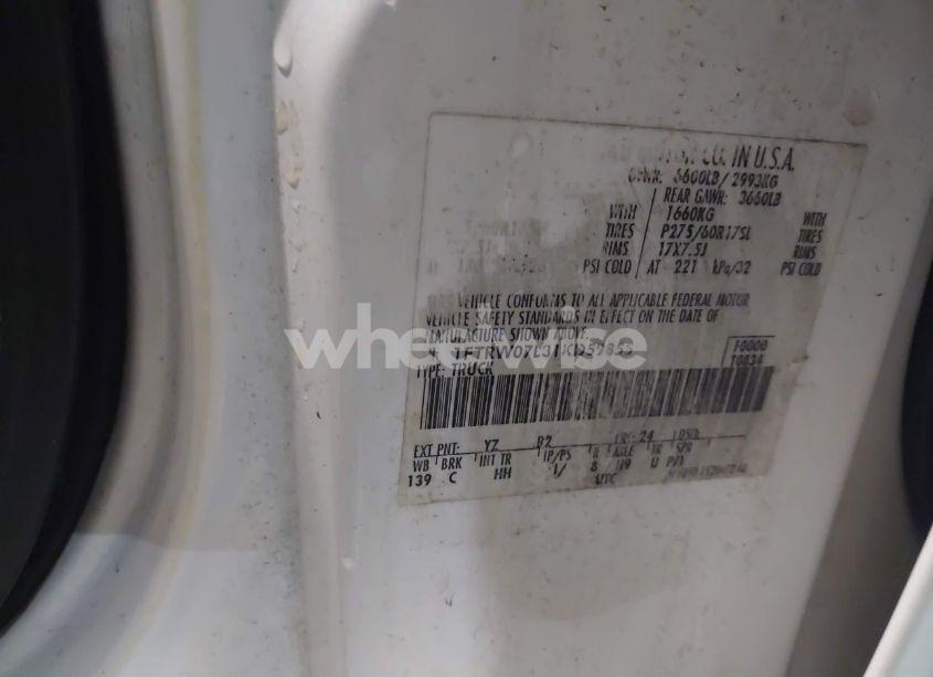 Photo 9 of 2001 Ford F-150 HARLEY-DAVIDSON EDITION/KING RANCH EDITION/LARIAT/XLT (VIN 1FTRW07L31KD59855)