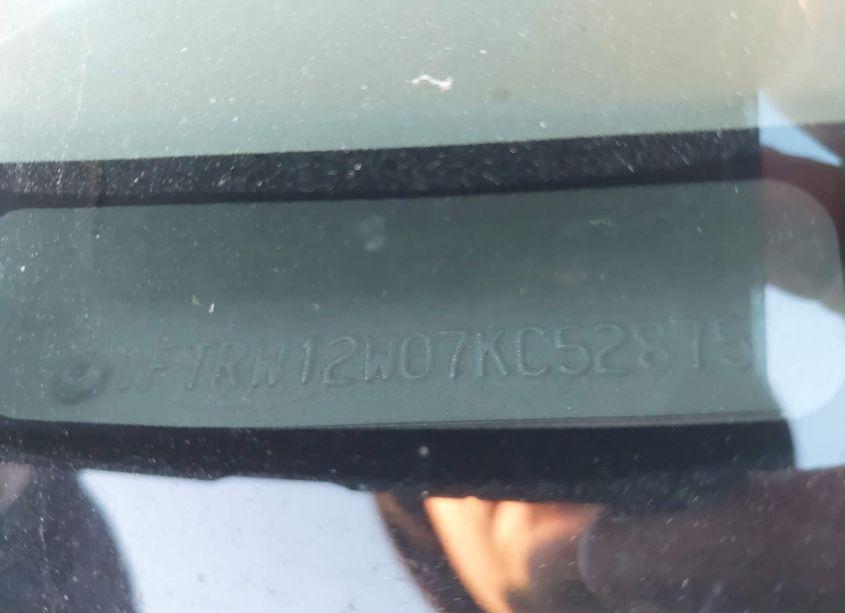 Photo 9 of 2007 Ford F-150 XLT (VIN 1FTRW12W07KC52875)