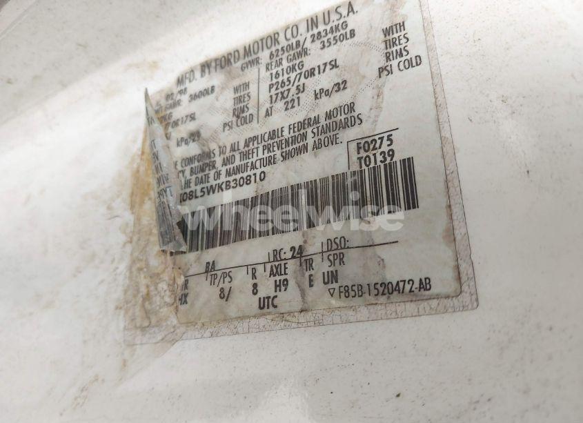 Photo 9 of 1998 Ford F-150 LARIAT/XL/XLT (VIN 1FTRX08L5WKB30810)