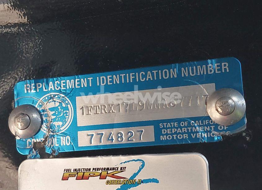 Photo 9 of 1998 Ford F-150 LARIAT/XL/XLT (VIN 1FTRX17L9WNA67717)