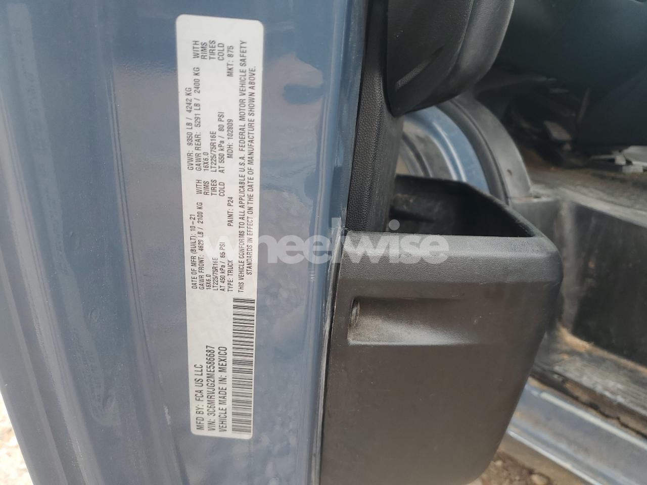Photo 13 of 2021 RAM PROMASTER 3500 3500 HIGH (VIN 1FTSW2CM8FKB32101)