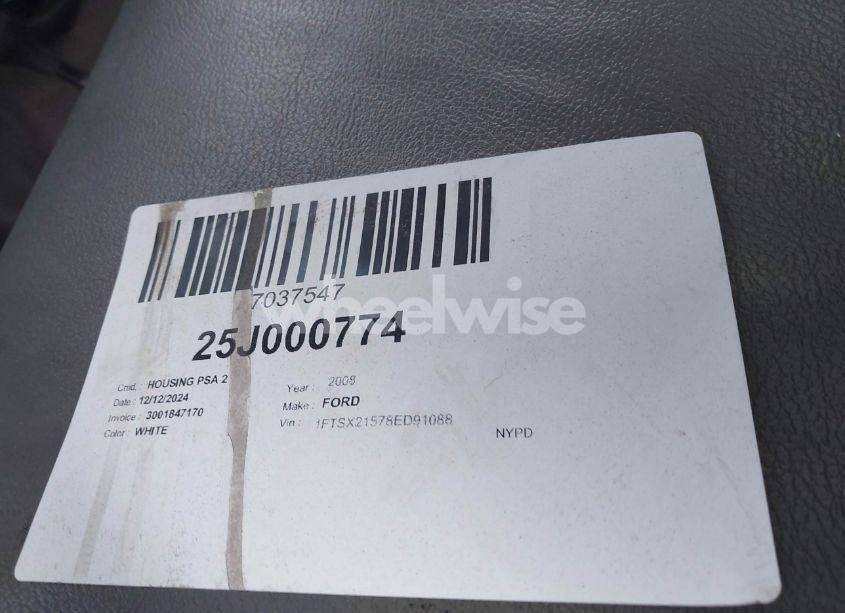 Photo 9 of 2008 Ford F-250 XLT (VIN 1FTSX21578ED91088)