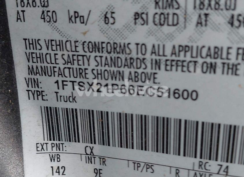 Photo 9 of 2006 Ford F-250 LARIAT/XL/XLT (VIN 1FTSX21P66EC51600)