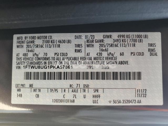 Photo 14 of 2023 FORD TRANSIT T-350 HD (VIN 1FTWU8UG1PKA57861)