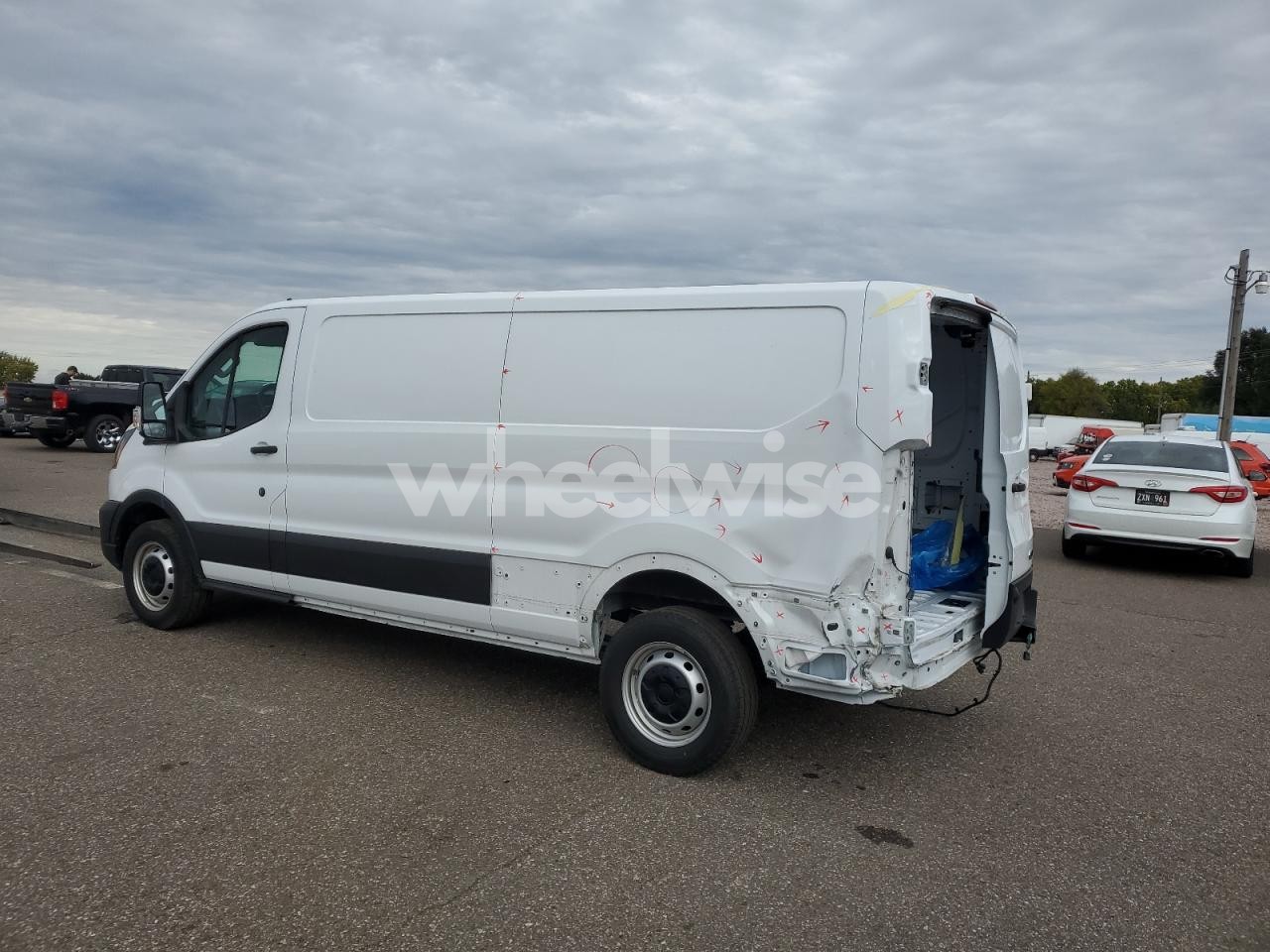 Photo 2 of 2021 FORD TRANSIT DELIVERY VAN (VIN 1FTYE1Y87MKA85286)