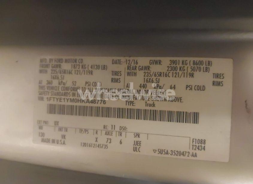 Photo 9 of 2017 Ford Transit-150 (VIN 1FTYE1YM0HKA48776)