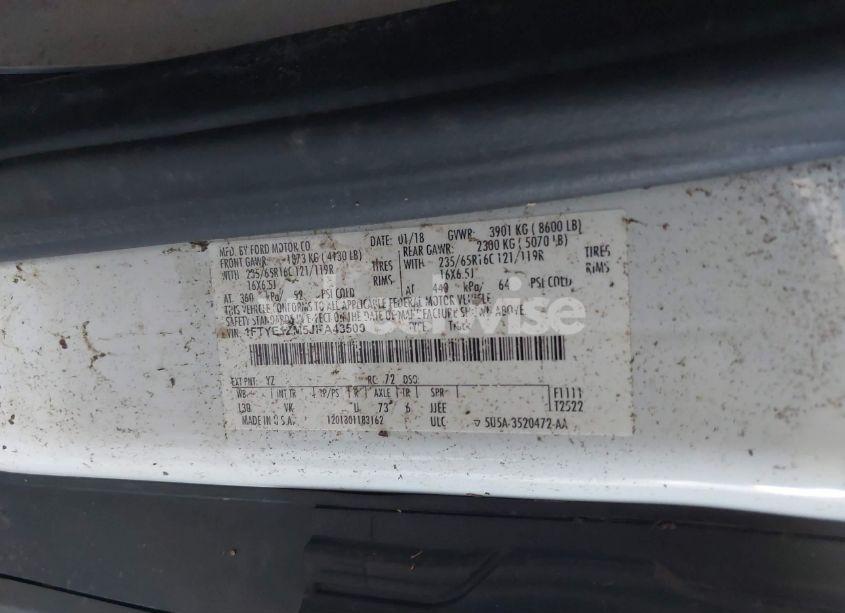 Photo 9 of 2018 Ford Transit-150 (VIN 1FTYE1ZM5JKA43500)