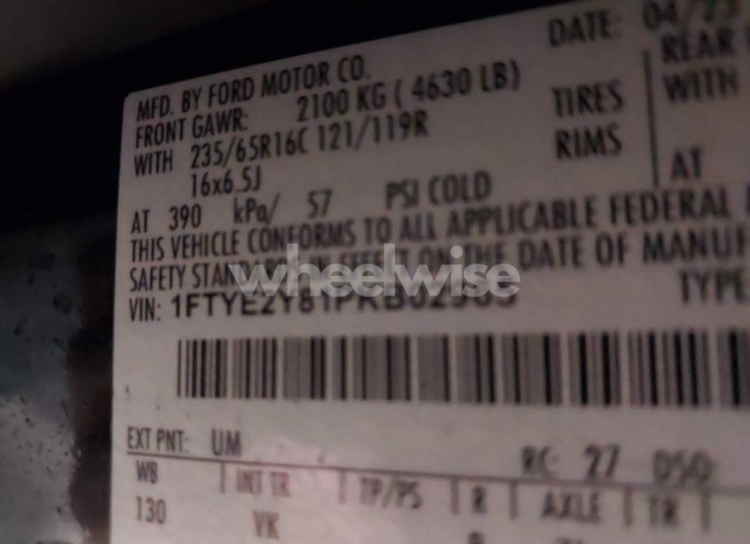 Photo 9 of 2023 Ford Transit-150 (VIN 1FTYE2Y81PKB02965)