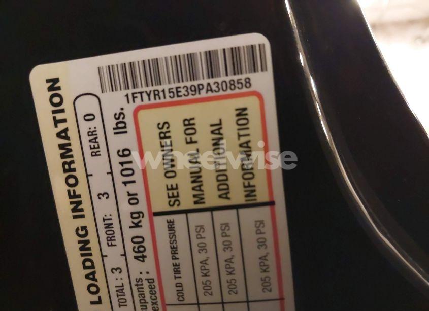 Photo 9 of 2009 Ford Ranger FX4 OFF-ROAD/SPORT/XL/XLT (VIN 1FTYR15E39PA30858)