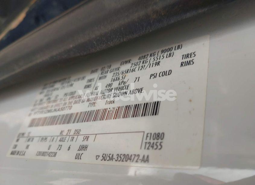 Photo 9 of 2018 Ford Transit-250 (VIN 1FTYR1ZM8JKA50770)